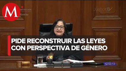Presidenta de Suprema Corte llama a reconstruir justicia penal con perspectiva de género