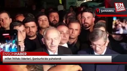 Millet İttifakı liderleri, Şanlıurfa'da yuhalandı
