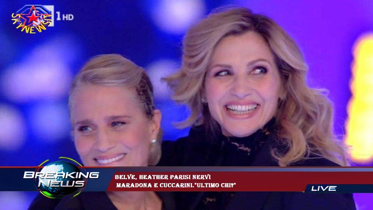 Belve, Heather Parisi nervi  Maradona e Cuccarini."Ultimo chi?"