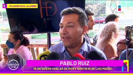 Pablo Ruiz desmiente haber dicho que Luis Miguel es bisexual