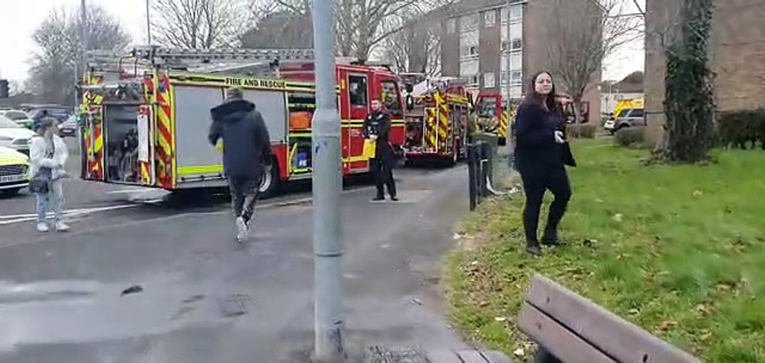 Incident at Farmside gardens,  Hilsea, Portsmouth