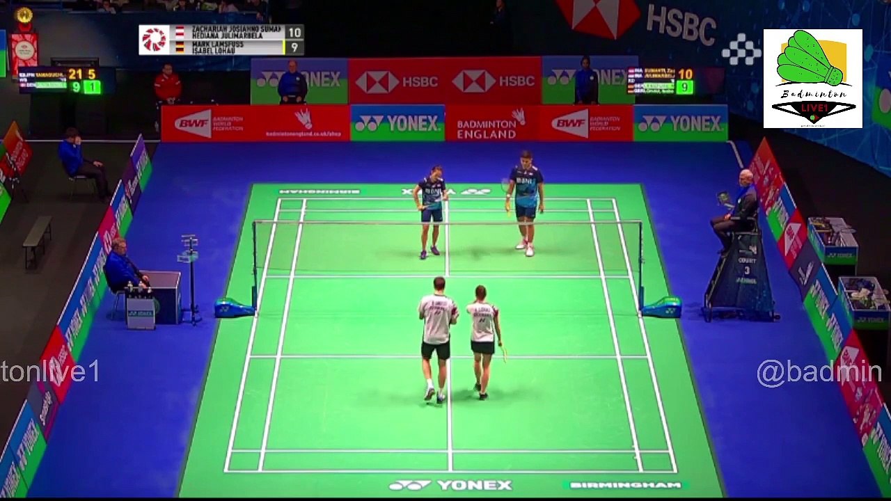 Zachariah Josiahno Sumanti/Hediana Julimarbela vs Mark Lamsfuss/Isabel Lohau | R32 | All England 2023