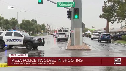 Download Video: Man hurt after shooting involving officers in Mesa