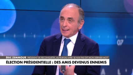 Éric Zemmour : «Certaines personnes me reprochent d’avoir perdu»