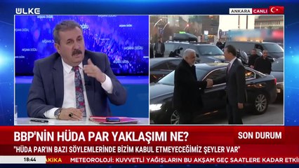 Mustafa Destici'den AKP-HÜDAPAR görüşmesine "mahçup" destek