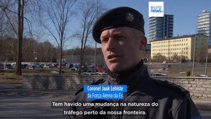 Caças da NATO intercetam avião russo junto à Estónia