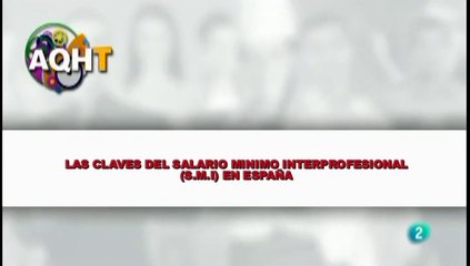 LAS CLAVES DEL SALARIO MINIMO INTERPROFESIONAL  S.I.M   EN ESPAÑA