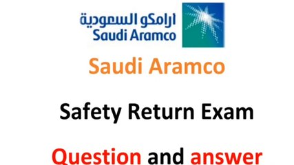 Saudi Aramco HSE Supervisor Exam Questions
