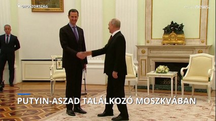Putyin-Aszad találkozó Moszkvában