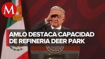 Refinería Deer Park está operando bien, dice AMLO tras reporte de incendio