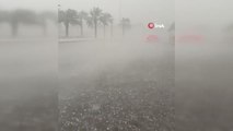Suudi Arabistan'ı dolu fırtınası vurdu