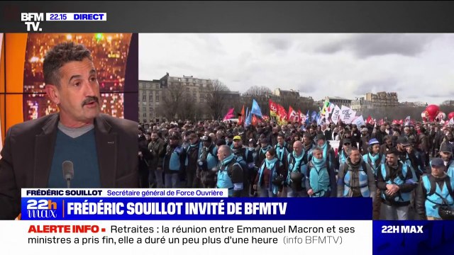 Retraites: Frédéric Souillot (FO) veut continuer la mobilisation jusqu'au retrait de la réforme