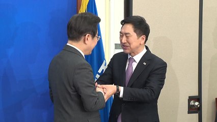 김기현·이재명, 첫 회동..."민생 문제 협력" 한목소리 / YTN