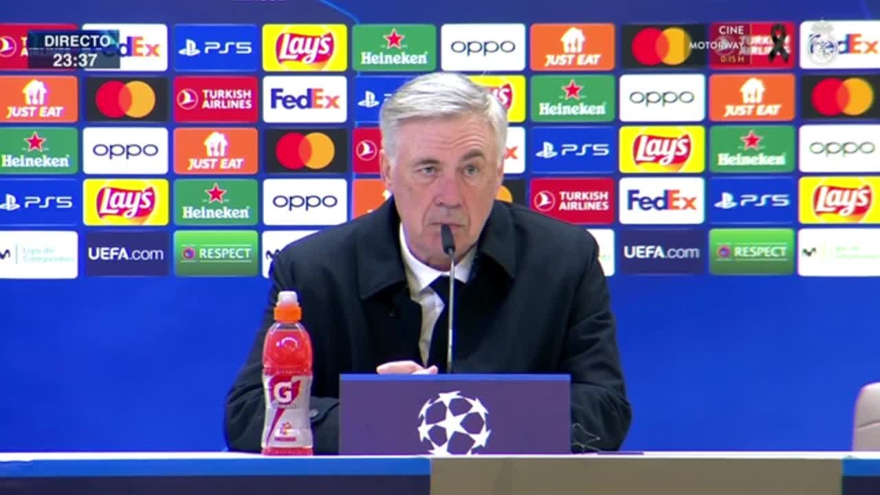 Rueda de prensa de Ancelotti vs Liverpool