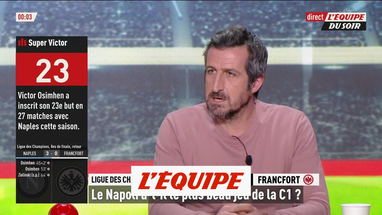 Naples étrille Francfort et file en quarts de finale - Foot - C1