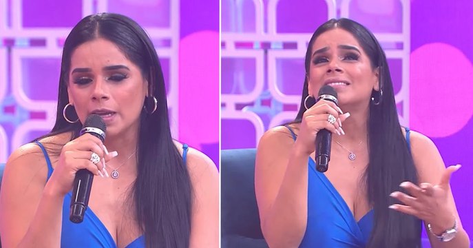 Giuliana Rengifo rompe en llanto