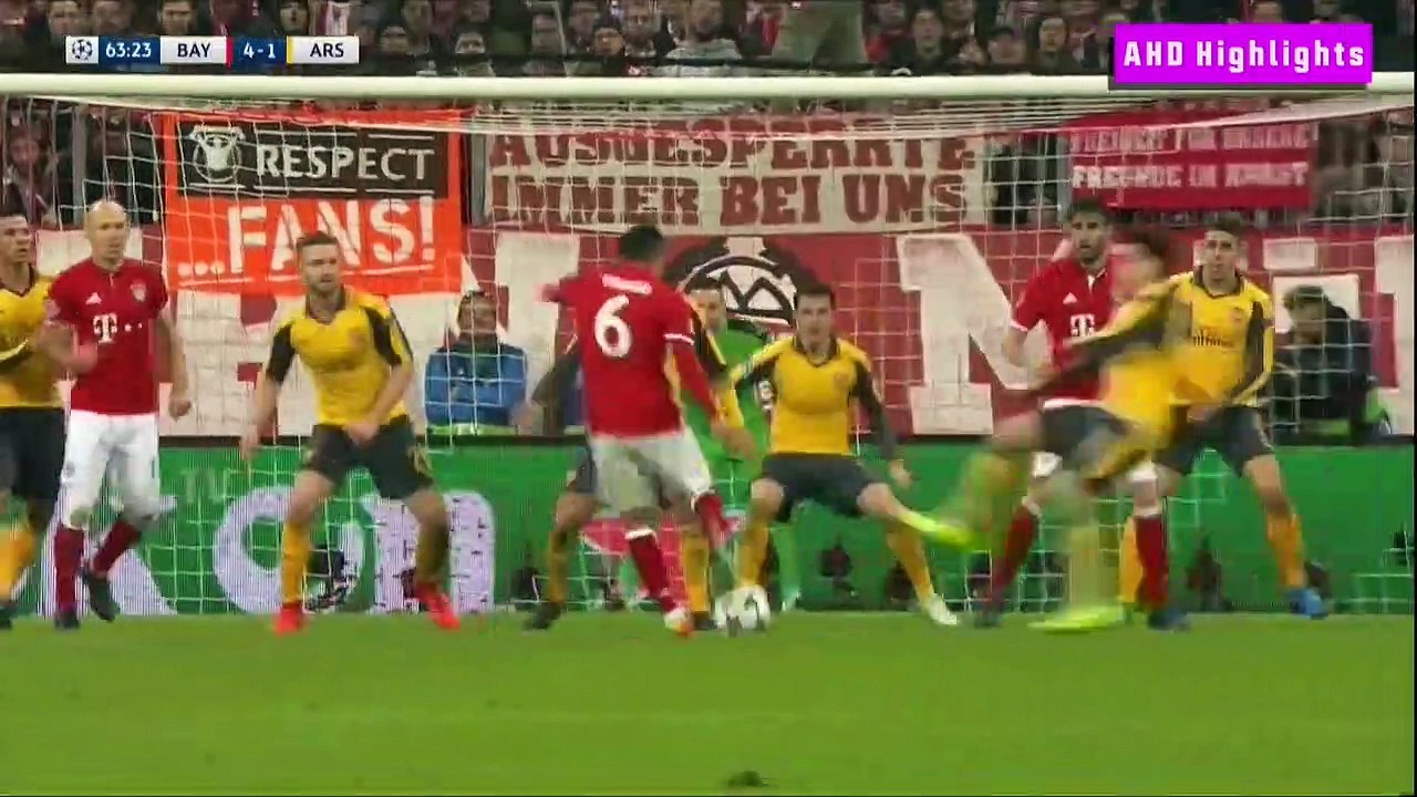 Arsenal vs Bayern Munich UCL 2016--17  All Goals  Highlights_1080p