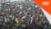 Ribuan turun ke Idlib seru Bashar Assad letak jawatan