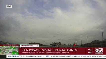Wednesday rain impacts Spring Training games