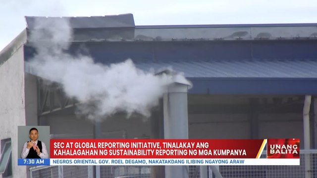Sec at Global Reporting Initiative, tinalakay ang kahalagahan ng sustainability reporting ng mga kumpanya | UB