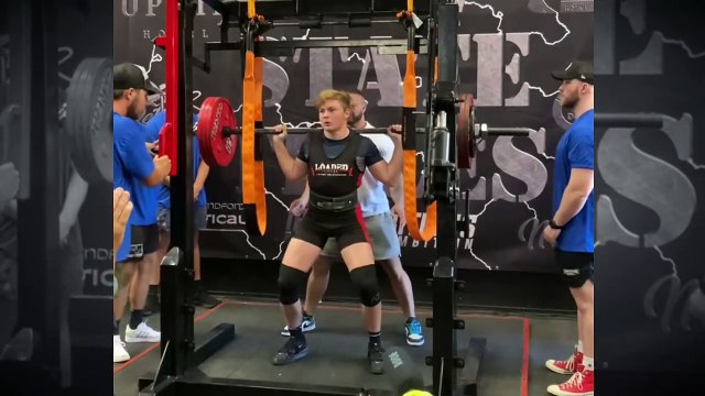 Zac Wheeldon at the NSW Powerlifting Titles