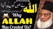 Dr Israr Ahmed Bayan  Why Allah has created Humans  Explaining Our Purpose of creation Dr Israr ahmed.part 1