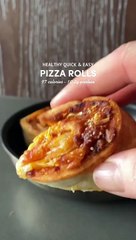 healthy pizza rolls that are high in protein and easy to make