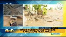 Huaico destruye pared de complejo deportivo y afecta decenas de casas en Punta Hermosa