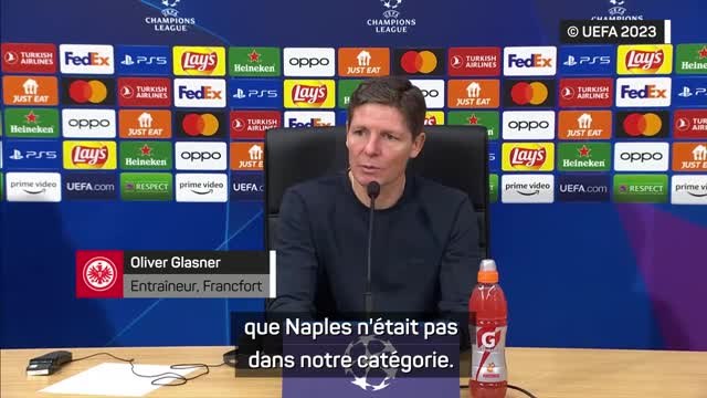 Francfort - Glasner : Naples ne jouait pas dans la même catégorie