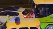 Polisten kaçan midibüs İstanbul’u birbirine kattı