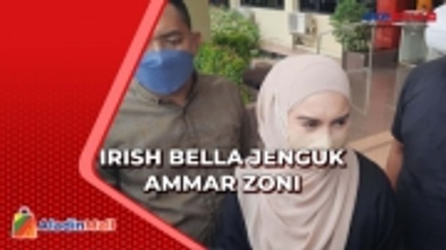 Irish Bella Akhirnya Jenguk Ammar Zoni di Rutan Polres Jaksel usai Tersandung Kasus Narkoba
