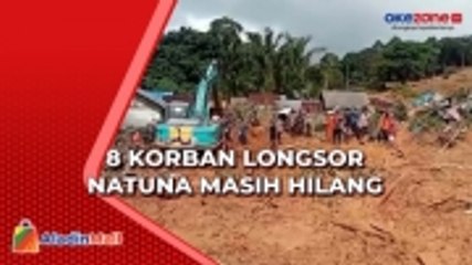 Скачать видео: 8 Korban Longsor Natuna Masih Hilang, Tim SAR Tambah Waktu Pencarian 3 Hari