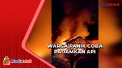 Rumah dan Isinya Ludes Dilalap Api di Way Kanan