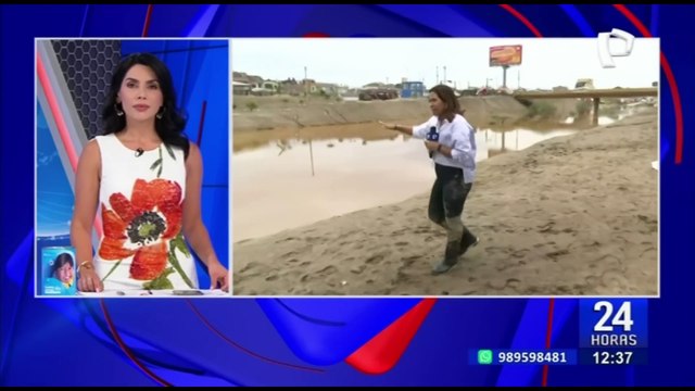 Panamericana Sur: reportan que el puente Chilca está inundado tras intensas lluvias