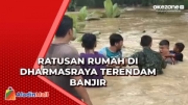 Sungai Meluap, Ratusan Rumah di Dharmasraya Terendam Banjir
