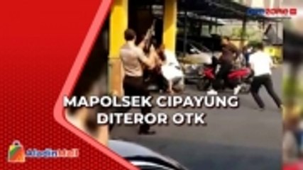 Mapolsek Cipayung Diteror OTK, Pelaku Bawa Parang Incar Anggota Berseragam