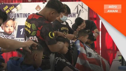 Program Gunting Rambut Rahmah ringankan beban ibu bapa menjelang persekolahan