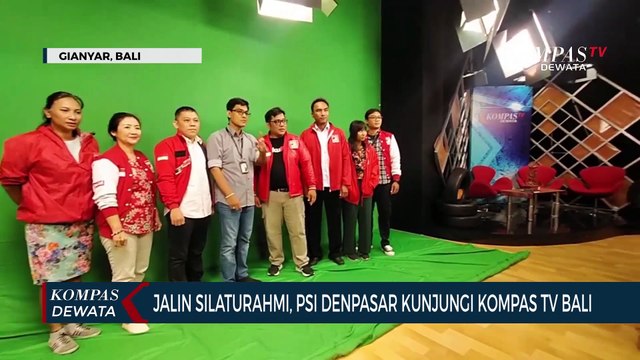 PSI Denpasar Kunjungi Kompas TV Bali