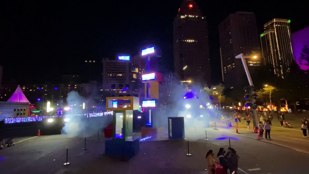 台灣燈會在台北-臺北城市意象光雕秀Taiwan Lantern Festival in Taipei - Taipei City Image Light Sculpture Show 230218