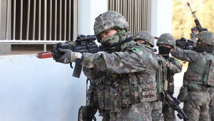 "후방 침투해 공격"...육군 공정·공중 강습 합동 훈련 / YTN