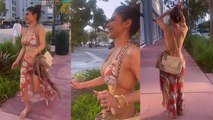 Mouni Roy Orange Bikini में Miami Road पर Dance करते Video Viral । Boldsky