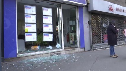 Manifestation à Paris : une agence d'intérim prise pour cible