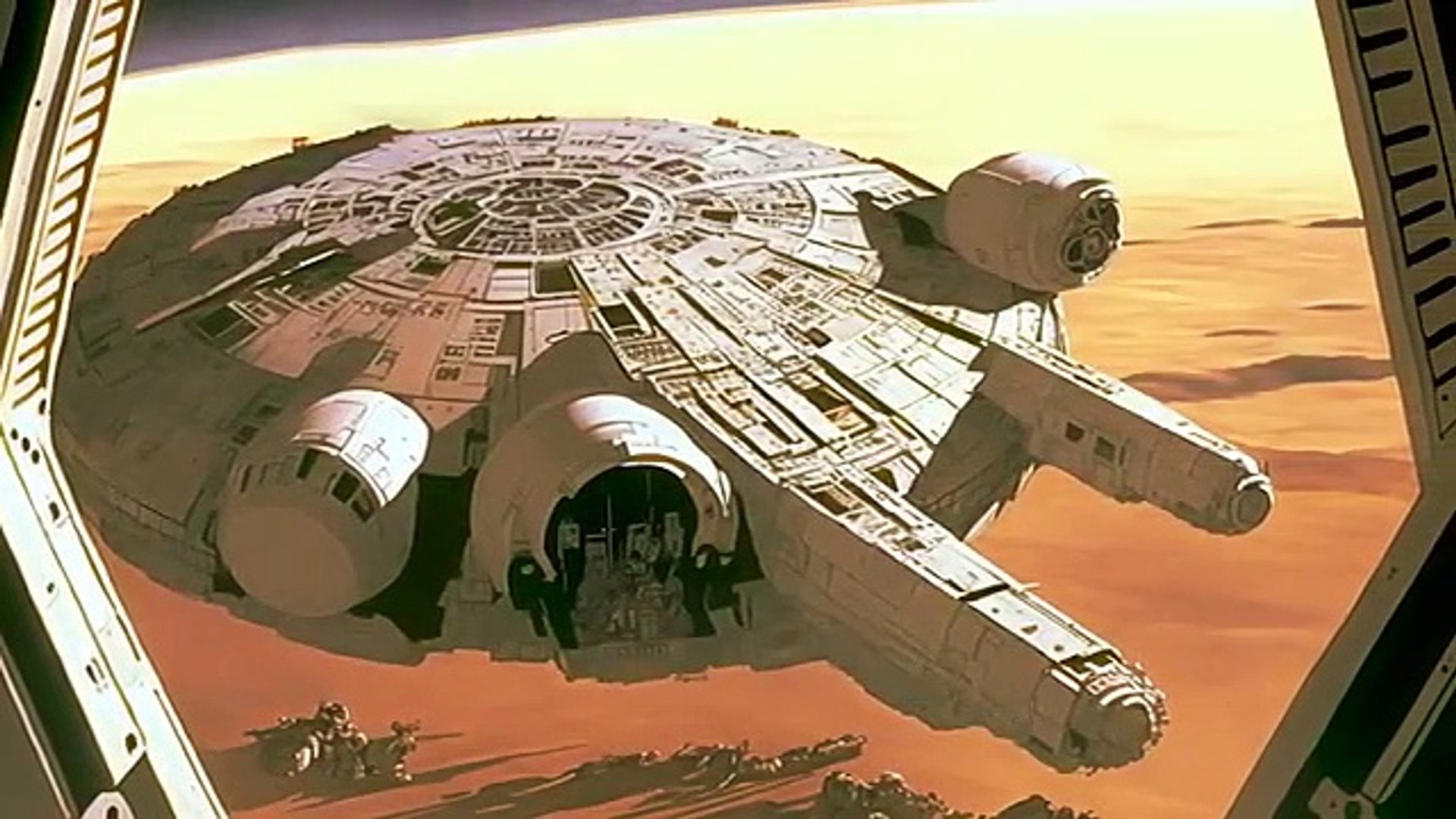 ⁣Star Wars as a 80's Anime Film by Studio Ghibli