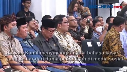 Guru Komentar Kasar, Ridwan Kamil: Pemimpin Tidak Boleh Anti-Kritik