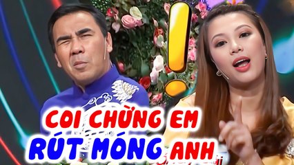 MC Quyền Linh BÓ TAY với cô gái HỞ RA ĐÒI RÚT MÓNG bạn trai sợ CHẠY TÉ KHÓI