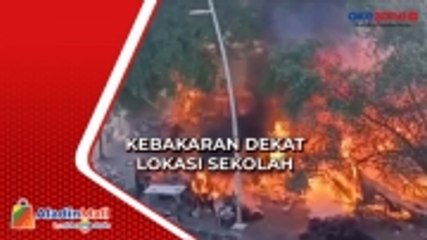 Kebakaran Dekat Lokasi Sekolah di Kembangan, Sejumlah Siswa dan Guru Panik Selamatkan Diri