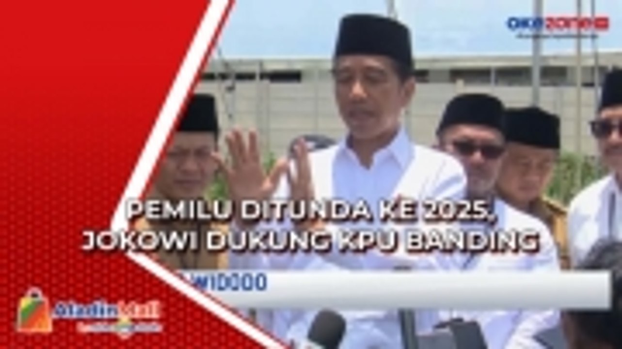 Pemilu Ditunda ke 2025, Jokowi Dukung KPU Banding