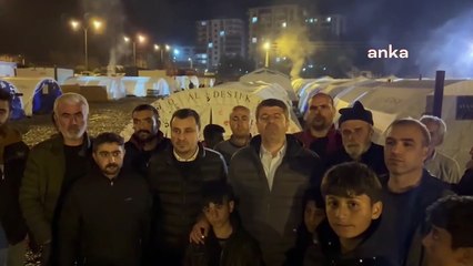 CHP'li Abdurrahman Tutdere: 610 tane çadırın tamamının altından sular aktı, çadırkentlerindeki sorunları artık çözün