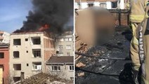 Metruk binada yangın sonrası erkek cesedi bulundu