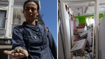 Hatay'da ağır hasarlı evine girdiğinde gözlerine inanamadı: 38 gün sonra canlı olarak buldu